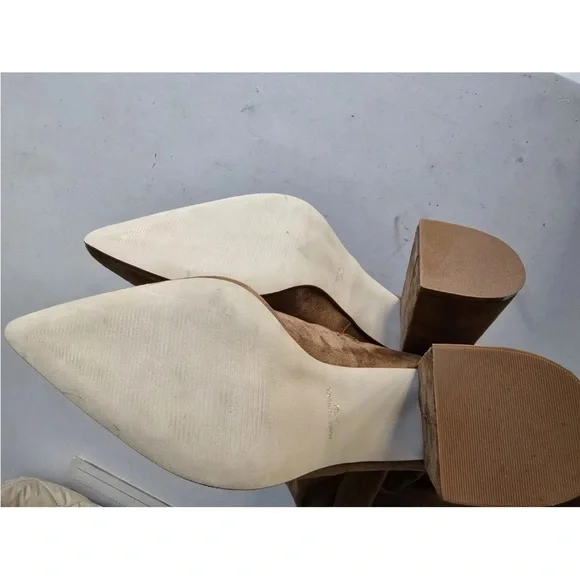 Steve Madden Over The Knee Suede Boots 9.5M Brown Womens Jacoby Shoes New - Picture 6 of 11